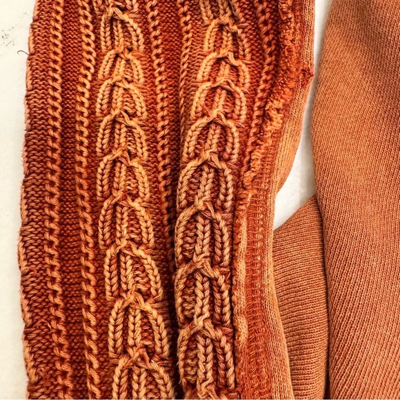 Free People Women’s Ruffle Moto Sweater Jacket Knit Double Breasted Sz S/P - Picture 12 of 13